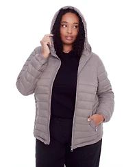 Alpine North Plus Size Yoho Lightweight Packable Puffer Jacket & Bag