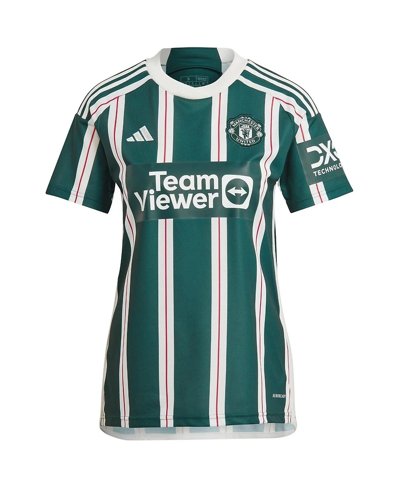 Women's adidas Green Manchester United 2023/24 Away Replica Jersey