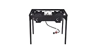 150000 Btu Double Burner Outdoor Stove Bbq Grill