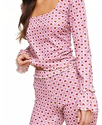 Audra Women's Pajama Long Sleeve Top & Legging Set