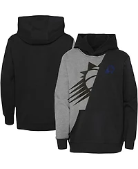 Preschool Boys and Girls Heather Gray, Black Phoenix Suns Unrivaled Split Pullover Hoodie