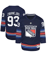 Big Boys Mika Zibanejad Navy New York Rangers Alternate Replica Player Jersey