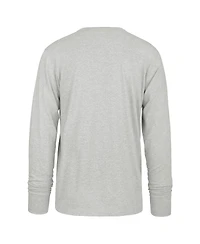 Men's '47 Brand Gray Distressed Miami Dolphins Premier Franklin Long Sleeve T-shirt