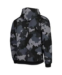 Men's The Wild Collective Black Cleveland Browns Camo Pullover Hoodie