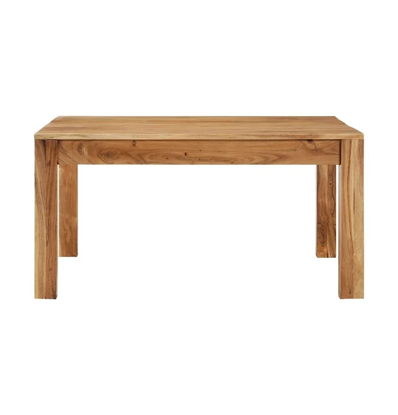 Coffee Table 31.5"x31.5"x15.7" Solid Acacia Wood