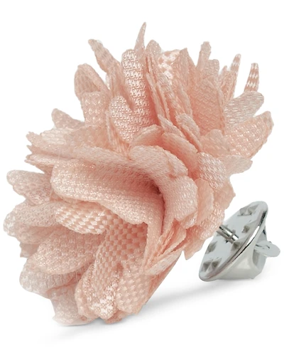 Con.Struct Men's Ceremony Satin Checkerboard Flower Lapel Pin, Created for Macy's