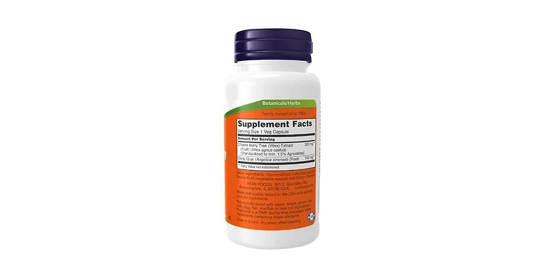 Now Foods Chaste Berry-Vitex Extract, 300 mg, 90 Veg Caps
