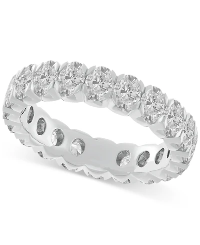 Diamond Oval-Cut Eternity Band (3 ct. t.w.) 14k Gold (Also Platinum)
