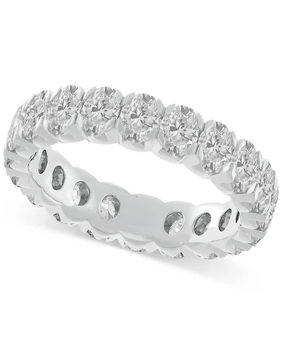Diamond Oval-Cut Eternity Band (3 ct. t.w.) 14k Gold (Also Platinum)