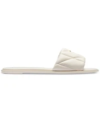 Coach Women's Holly Quilted Puffy "C" Slide Flat Sandals