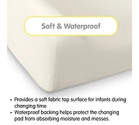 BreathableBaby Waterproof Cover, For 32" x 16" Changing Pad (2-Pack))