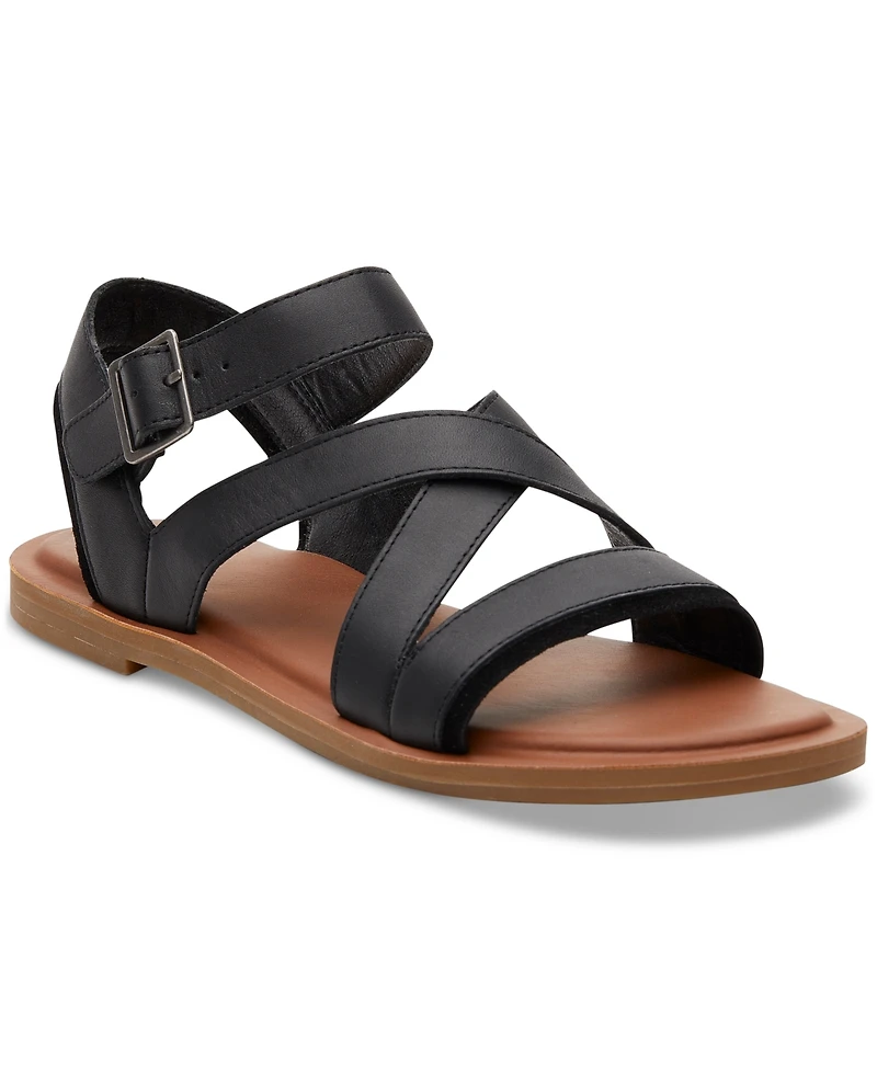 Toms Women's Sloane Strappy Side-Buckle Flat Sandals