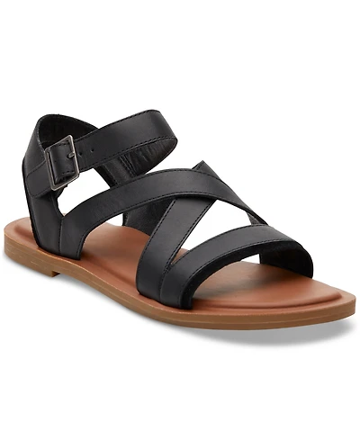 Toms Women's Sloane Strappy Side-Buckle Flat Sandals