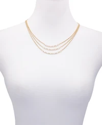 Vince Camuto Gold-Tone Multi Layered Necklace