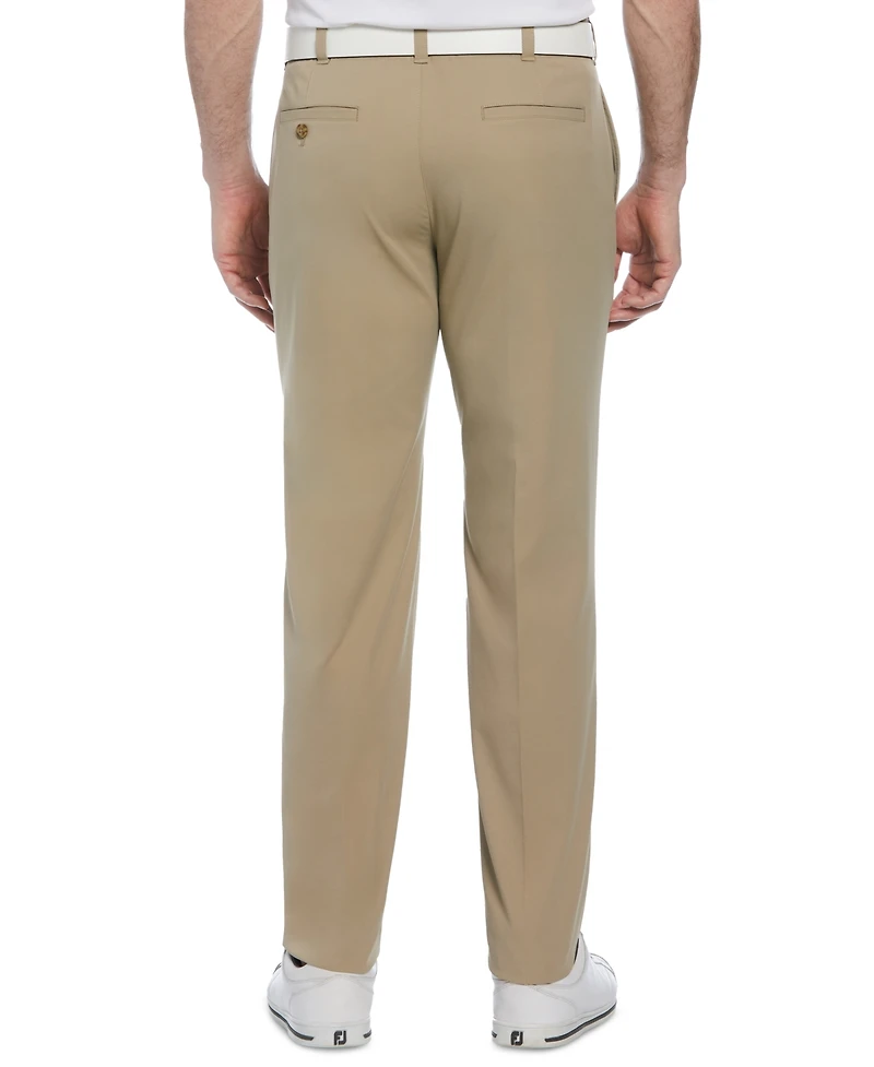 Pga Tour Men's Moisture Wicking Active-Waistband Golf Pants