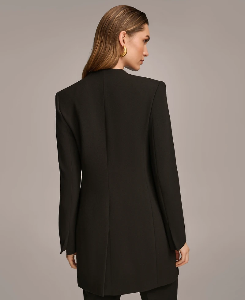 Donna Karan New York Women's Collarless Hardware Blazer, Regular & Petite Sizes