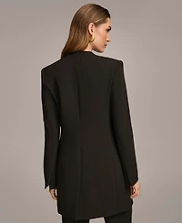 Donna Karan New York Women's Collarless Hardware Blazer, Regular & Petite Sizes