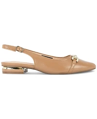 Jones New York Women's Quinay Pave Chain Slingback Flats