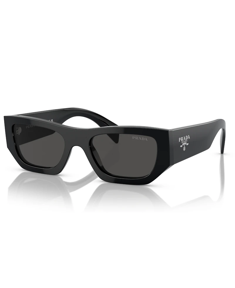 Prada Rectangular Unisex Sunglasses, Pr A01S