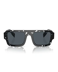 Prada Low Bridge Rectangular Men's Sunglasses, Pr A05SF