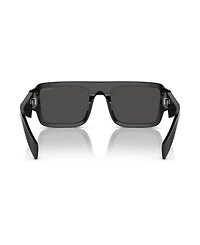 Prada Low Bridge Rectangular Men's Sunglasses, Pr A05SF
