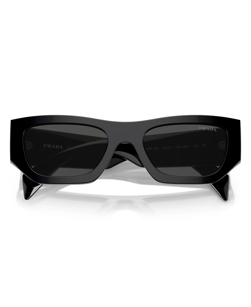 Prada Rectangular Unisex Sunglasses, Pr A01S