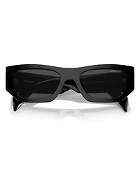 Prada Rectangular Unisex Sunglasses, Pr A01S