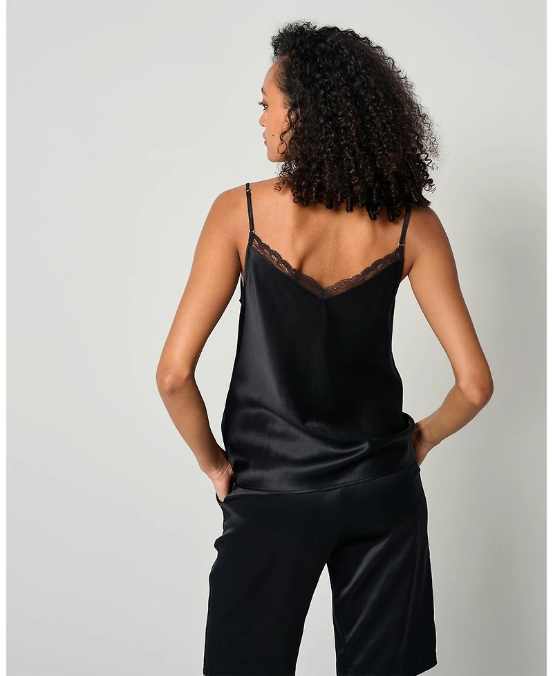 Lilysilk Women's V Neck Lace Silk Camisole