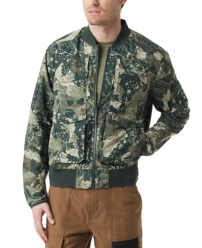 Bass Outdoor Men's Easy-Pack Travel Camo Bomber Jacket