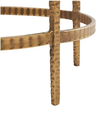 Rosemary Lane 19" x 19" x 20" Metal Accent Table