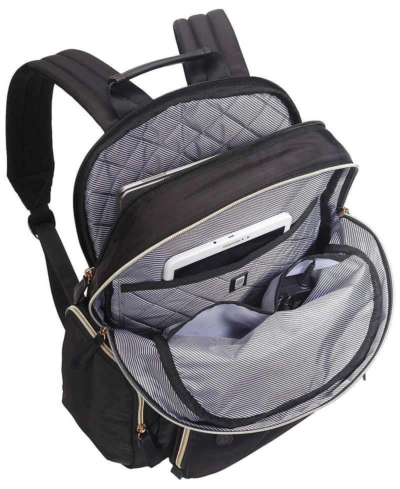 2-Pc. 20" Chevron Carry-On 15" Laptop Backpack Set