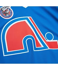 Men's Mitchell & Ness Owen Nolan Blue Quebec Nordiques 1992/93 Line Player Jersey