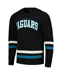 Men's Tommy Hilfiger Black, Teal Jacksonville Jaguars Nolan Long Sleeve T-shirt
