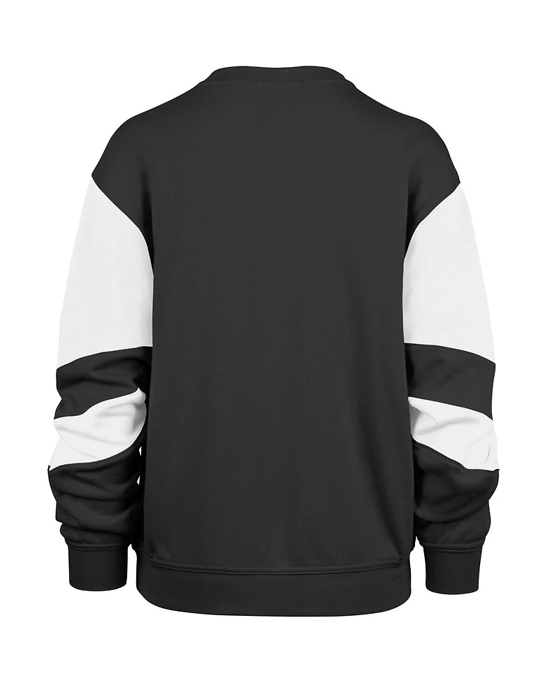 Women's '47 Brand Black Washington Wizards 2023/24 City Edition Nova Crew Sweatshirt