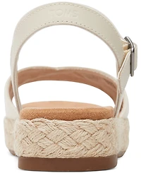 Toms Women's Abby Open Toe Flat Sandals