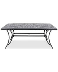 Wythburn Mix and Match 72"x 38" Cast Aluminum Outdoor Dining Table