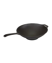 Stan sport Pre-Seasoned Cast Iron Wok 12.5" Diameter