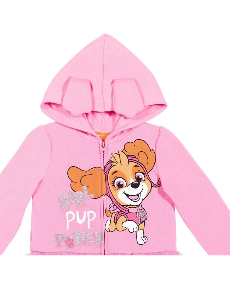 Paw Patrol Baby Girls Skye Zip Up Costume Hoodie to