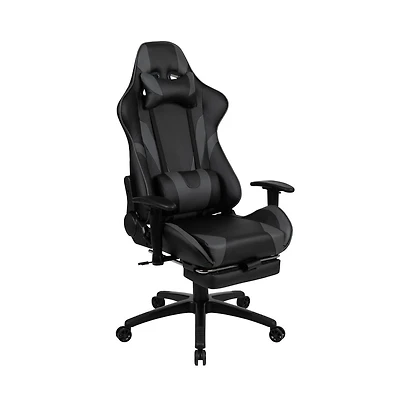 Z300 Gaming Racing Office Ergonomic Pc Chair With Reclining Back And Footrest