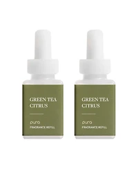 Pura - Green Tea Citrus Smart Home Air Diffuser Fragrance - Smart Home Scent Refill - Up to 120-Hours of Premium Fragrance per Refill