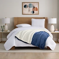 Host & Home Plush Sherpa Throw, Versatile 2-Sided Throw Blanket, 200GSM Mink Velvet Face, 250GSM Reverse, 4 Color Options