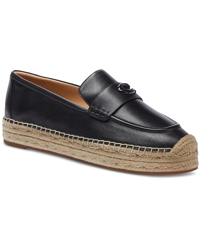 Coach Women's Camilla Logo Espadrille Flat Loafers