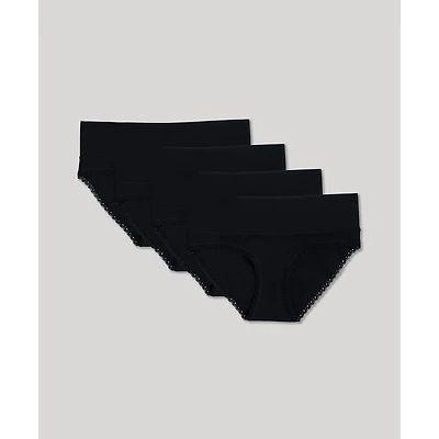 Pact Maternity Foldover Hipster 4-Pack