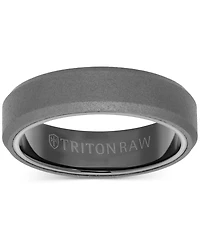 Triton Men's Sandblast Finish Wedding Band Tungsten Carbide
