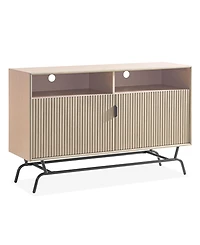 Furniture of America 47.25" Mdf Courtney Modern Two Cabinet Buffet