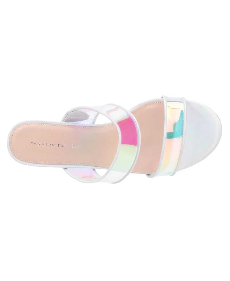Fashion To Figure Women's Berlynne Block Heel Sandal - Wide Width