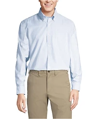 Lands' End Big & Tall Traditional Fit Pattern No Iron Supima Oxford Dress Shirt