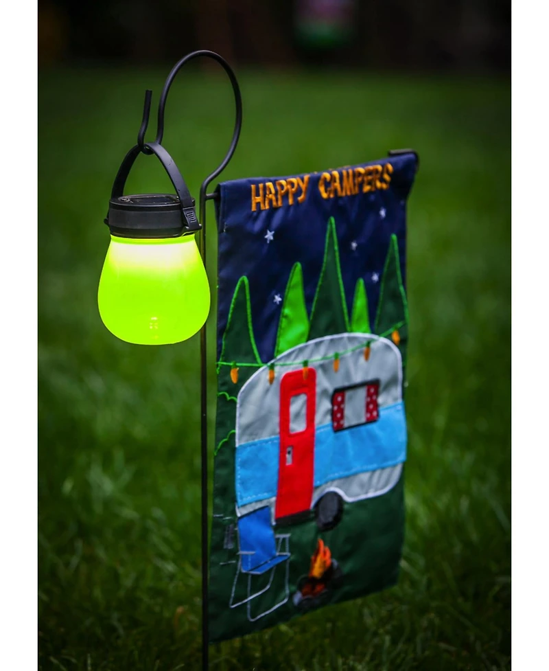 Evergreen Iron Garden Flag Stand with Shepherd's Hook