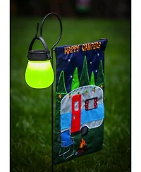 Evergreen Iron Garden Flag Stand with Shepherd's Hook