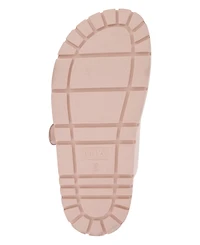 Mia Women's Gen Double Buckle Flat Slide Sandals